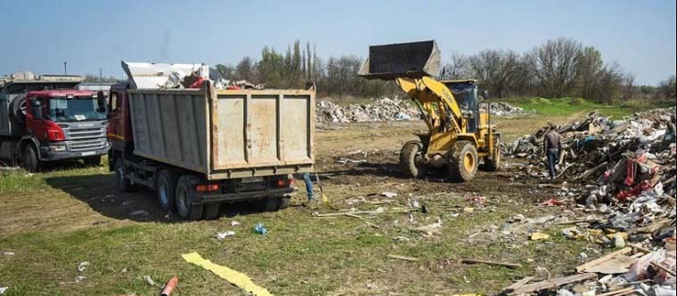 60 кубометров отходов вывезли с незаконных свалок в подольске